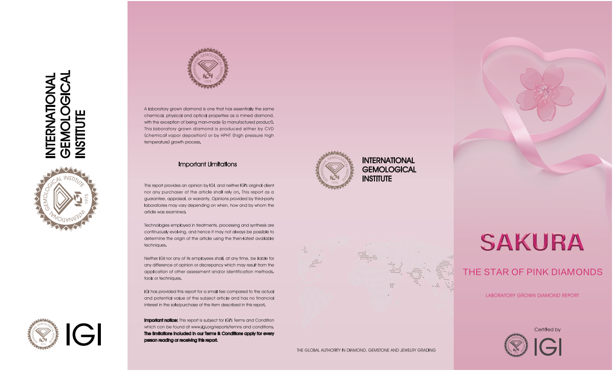 Exclusive Certificate — Stone Documentation for Lab Grown Diamonds