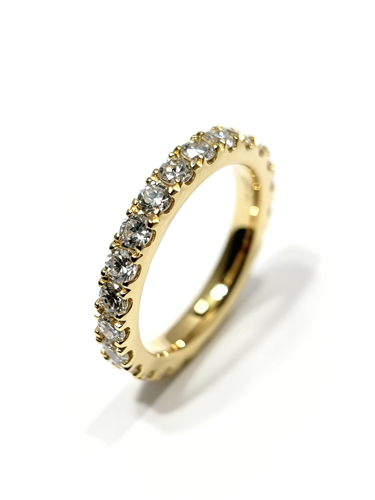 Sterling silver jewelry with a lab grown diamond setting from the ZKZ Jewelry collection